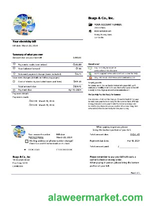 Cambodia Solar Green Energy Cambodia Co business utility bill template (2).doc